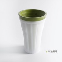 2022 새로운 여름 급속 냉동 스무디 슬러시 컵 수제 밀크 쉐이크 병 내구성 슬러시 아이스크림 메이커 스퀴즈 슬러시 퀵, 초록