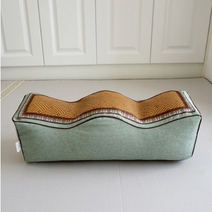 다리베개 발쿠션 혈액순환 잠자리 인체공학적 발베개 신모델 현대인 필수품, 그린2