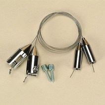 세모네모 아크릴 배너 포멕스5T 와이어 스텐 연결고정용품 POP Y0004 간판 9W800221, 1개, 1개