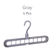 9 홀 행거 회전 미끄럼 방지 접이식 접이식 접이식 가정용 공간 절약 옷 걸이 건조 랙 옷, 하나, 1PCS Gray
