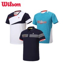 윌슨 반팔티셔츠 택1 단체티 테니스복 배드민턴복