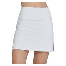 Cityoung 여성용 하이 웨이스트 러닝 골프 스포츠 스커트 포켓 액티브 운동 테니스 치마바지 네이비 Large, Small, White