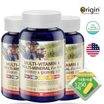 남자 피로회복 종합비타민 아연 마그네슘 비타민d 미네랄 영양제 남성 종합영양제 멀티비타민 앤 복합비타민 남자종합비타민 비타민b12 스프링리버 알약통증정, 90정, 3박스