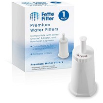Fette Filter 교체용 정수 필터 Breville Claro Swiss와 호환 가능 오라클 바리스타 및 밤비노 부품 #BES008WHT0NUC1과 비교 1팩 4415917, 1개