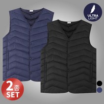 후앙스 남녀공용 커플 브이퀄팅 초경량 브이넥 패딩조끼 SPVT-529