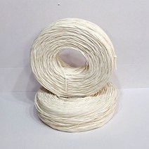 지끈2mm(1 000m) 크라프트 화이트 종이끈1롤