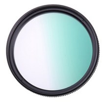 캐논 니콘 소니 카메라용 컬러풀 필터 그라데이션 풍경 49MM - 77MM, 녹색_58mm