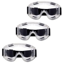 김서림 방지 투명 고글 보안경 작업 안전고글 라이더 보호안경, 3개