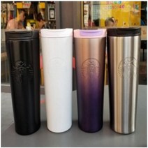 스타벅스 에치드 텀블러 4컬러 답례품 선물용, 검정