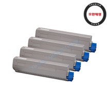 OKI 호환토너 4색세트 C833n C843n 46443108 46443107 46443106 46443105