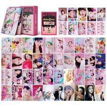 블랙핑크포카 굿즈 포토카드 포카 앨범 블핑 지수/리사/로제/제니 사진 브로마이드 중복없는, 07_54장 박스