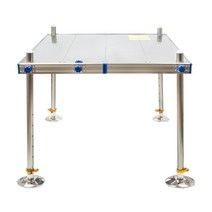 초경량 고급형 민물낚시 긴 다리 좌대 수상 발판, 고급형  80X80 다리 1미터