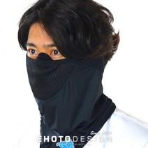 이호토 여름 마스크 어드벤스루즈 쿨 냉감 자외선차단 낚시 등산 골프 바이크 오토바이, 화이트