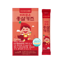 어린이 홍삼 스틱 성장기 유아 아기 키즈 유기농 아가베시럽 10g 30개