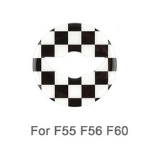 자동차 스티어링 휠 센터 3D 전용 스티커 미니 쿠퍼 R55 R56 R60 R61 F55 F56 F60 클럽맨 컨트리맨 액세서, 09 For F55 F56 F60