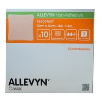 allevyn 알레빈 클래식 비접착성 비접착식 스탠다드 논 재단 폼드레싱, 5cm x 5cm 10/bx
