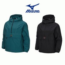 [엔터식스]미즈노 [미즈노] 남여공용 205YE209235 우븐 아노락 RB ANORAK 블랙205YE209235