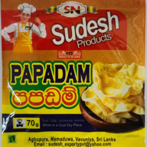 PAPADAM 파파담 SRI LANKA 70G/1PACK, 70G, 1개