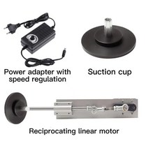 엑츄에이터 액추에이터 직교로봇 모터 DC 12V/24V 텔레스코픽 선형 액추에이터 금속 기어 감속 모터 왕복, 04 12V150mm95rpm_04 UK Plug