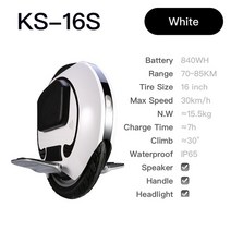 외발자전거 16s 외발 자전거 ks 전기 모노 휠 원 밸런스, 04 WHITE