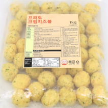 푸드드림 이지푸드 프리토크림치즈볼1kg, 1kg, 1팩