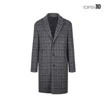 탑텐 남성 울 블렌드 싱글 코트 MSA4CG1501