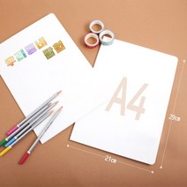 스크랩북 미니북 (5p/10p) 빅사이즈북 (3p/5p) 책만들기 북아트 하드보드지 스티커북, 빅사이즈 북 (A4크기)-5P