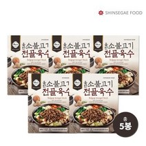 신세계푸드 올반 소불고기 전골 육수 200g X 5봉, 단품