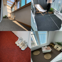 타이탄 잘라쓰는 DIY 현관 매장 사무실 업소용 출입구 발코니 신발장 롤 바닥 베란다 코일 매트, 그레이(그레이+블랙투톤), 내부용 두께20mm(130X1cm)