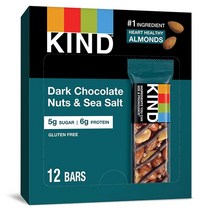 KIND 다크초콜릿 땅콩 아몬드 프로틴바 12개입