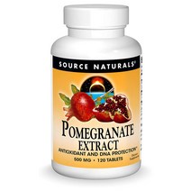 Source Naturals 소스내추럴스 석류 추출물 500mg, 120정, 1개