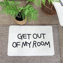 레터링 감성 발매트