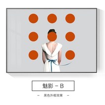 모던 배전함 가리개 배전반 두꺼비집 스위치 커버 갤러리 액자 장식 그림, I + 80 * 60 (음영 70 * 50