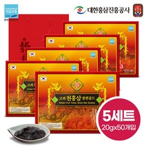 명기삼 고려 천홍삼절편 골드 + 쇼핑백, 20g, 50개입