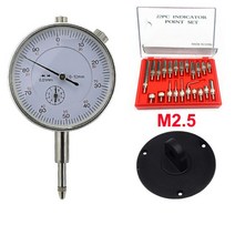 다이얼 게이지22Pcs 스틸 다이얼 표시기 포인트 및 테스트 용 M2.5 또는 4-48 나사 팁 설정, 10mm set B