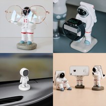 우주비행사 인테리어 거치대 5종 스마트폰거치대 차량용거치대 안경거치대 애플워치거치대 핸드폰거치대, 아스트로 후크 스토리지 3개 세트(디자인당 1개씩)_단