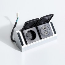 비아이에스 노출형 매직 코너 콘센트, 2구, 1개