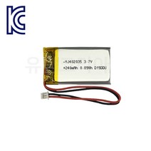 YJ 리튬폴리머배터리 YJ402035 240mAh KC인증 충전지, 1개