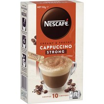 네스카페 커피 샤케 스트롱 카푸치노 10개입 Nescafe Coffee Sachets Strong Cappuccino, 1팩