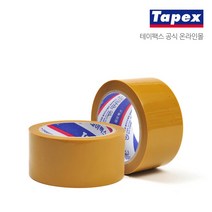 테이팩스 OPP테이프 황색 50mm x 50M 50롤 1BOX