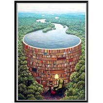 보석십자수 풍경 여인 꽃 모래시계 인테리어 크리스마스 연말 새해 방학 선물 취미 자가격리, Full30X40cm 라운드, 11