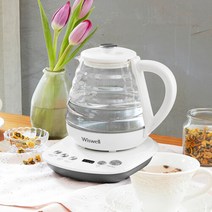 위즈웰 WK8909 티메이커 0.8L 전기포트 분유포트 티포트, WK8909(화이트) 단품