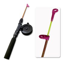 얼음 빙어낚시 바늘 채비 미끼 셋트 낚시줄 포함 세트 낚시대 텐트 뜰채 얼음찌 낚시찌, 03. 초소형 낚시대세트