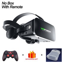 유니버설 VR 블루투스 헤드셋 헬멧 스마트 가상 현실 안경 모바일 게임 360 HD 영화 폰 3D, 04 No Box X3 Remote