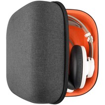 Geekria UltraShell 헤드폰 케이스 호환 가능 AKG Q701 K701 K702 K712 Pro K99 K92 HiFiMAN HE 400i 헤드폰 보호 케이스, 다크 그레이
