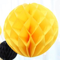 허니볼 30cm 옐로우 셀프 허니컴볼 파티볼 페이퍼볼, K3허니볼(30cm)옐로우