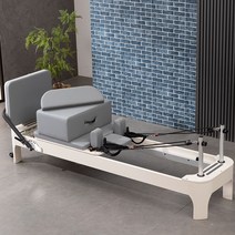 필라테스기구 코어 캐딜락 피트니스 강화 도구, 7. 모서리가 둥근 작은 흰색 침대