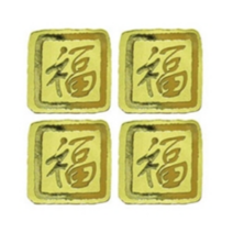 금박사각복(대) 스티커 / 5장(320개) / 22 x 22mm / 시즌상품 교환 반품 불가 / 명절선물스티커 / 명절스티커 / 설스티커 / 명절포장스티커