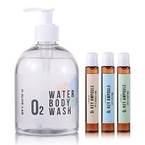 얼라이브랩 오투 워터 바디워시/맞춤형 대용량 바디워시, 490ml+10ml, 민트(컨디셔닝)