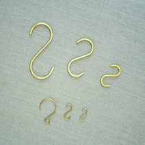 [ 메종드파리 ] S고리 6size 미니 골드 S자 훅 걸이 에스자고리 후크, 미니M